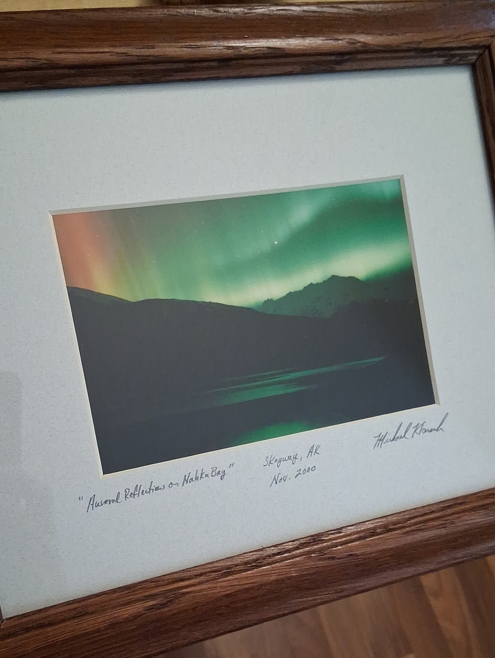 Aurora Borealis Photo Wall Art - Framed